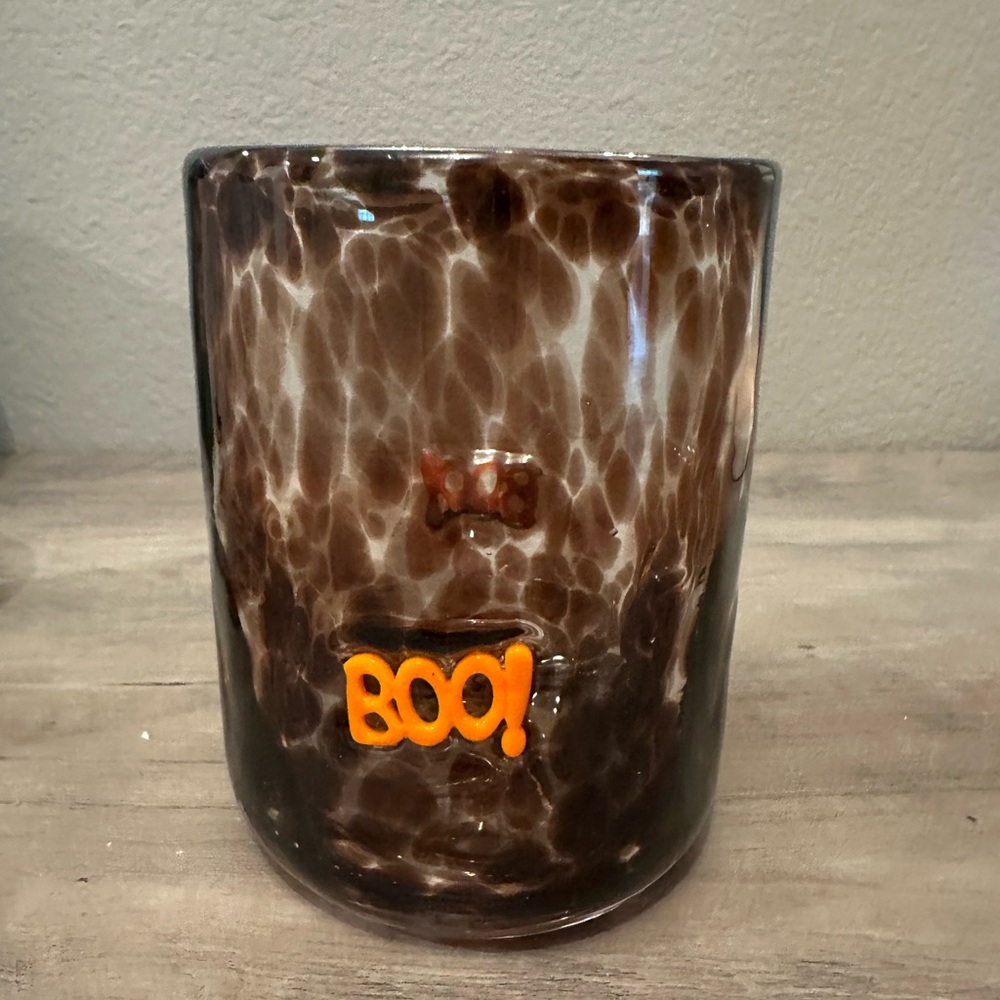 New! Anthropologie BOO! Mystic Confetti Icon Juice Glass